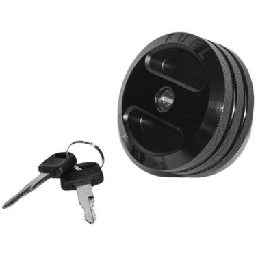 DRAJP190005BLK Drake Automotive Gas Cap locking drake automotive billet powdercoated black